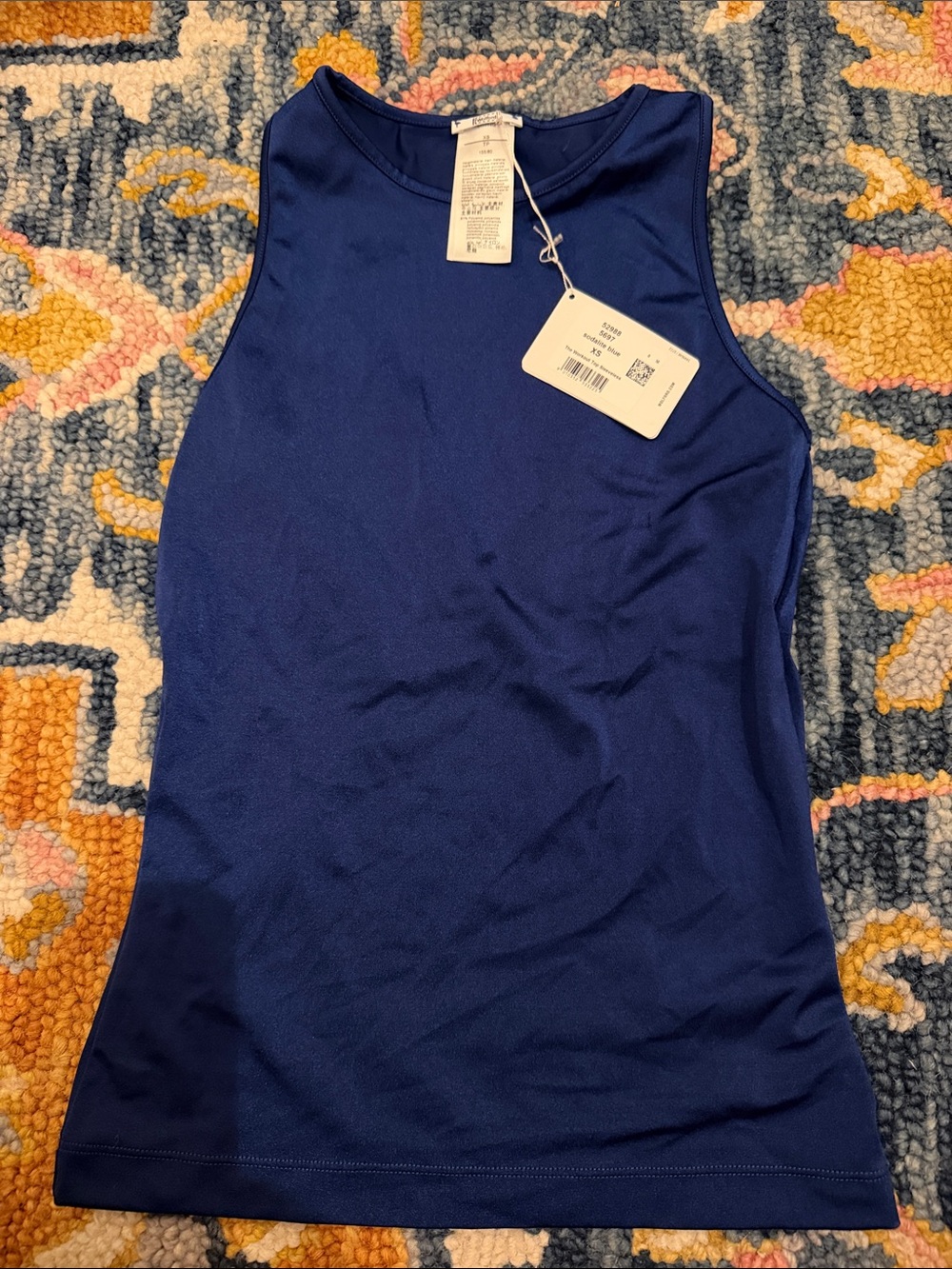 Wolford Sleeveless Tank Top in Deep Navy